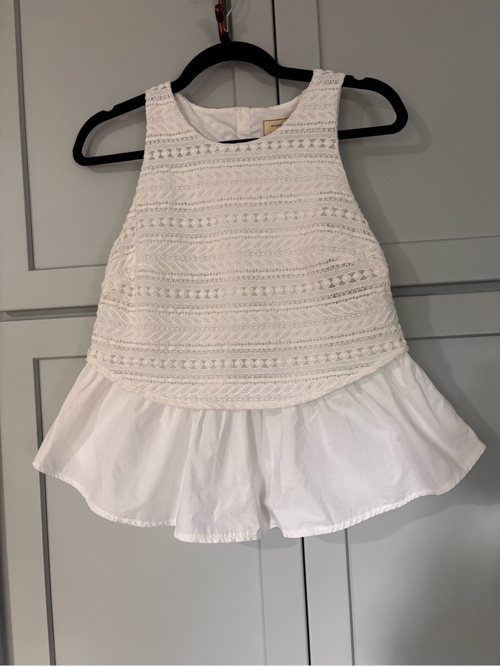 Anthropologie Moulinette Soeurs Peplum Embroidered Multi Media Size 4 Like New